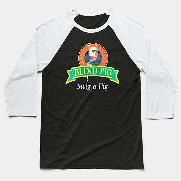 vintage swig a pig 1989 Baseball T-Shirt by GisarRaveda